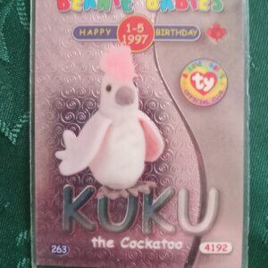LOW PRICE $5 - 2 SILVER CARDS: Ally the Alligator and Kuku the Cockatoo